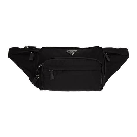 prada black nylon montagna belt pouch|Prada Tessuto Nylon Montagna Belt Bag Black .